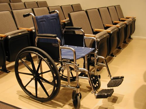Silla de ruedas plegable